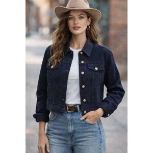 Vintage Ralph Lauren Denim Trucker Jacket Lauren Jeans Co Y2K Preppy Classic 90s